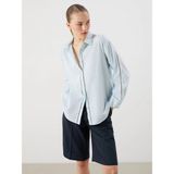 Lcw Vision Mavi Oversize Kadın Gömlek - Light Blue