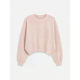 Lcw Vision Pembe Bisiklet Yaka Oversize Kadın Sweatshirt