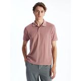 Lcw Vision Pembe Polo Yaka Kısa Kollu Erkek Tişört