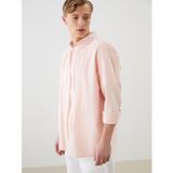 Lcw Vision Pembe Slim Fit Uzun Kollu Erkek Gömlek
