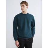 Lcw Vision Petrol Bisiklet Yaka Erkek Sweatshirt
