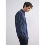 Lcw Vision Petrol Slim Fit Uzun Kollu Erkek Dokulu Gömlek
