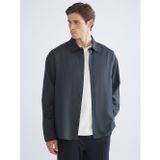 Lcw Vision Petrol Slim Fit Uzun Kollu Erkek Gömlek