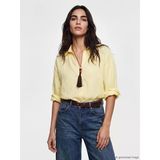 Lcw Vision Sarı Oversize Kadın Gömlek