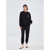 Lcw Vision Siyah Beli Lastikli Kadın Kalın Jogger Eşofman Altı - New Black