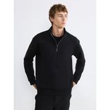 Lcw Vision Siyah Dik Yaka Erkek Sweatshirt