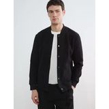 Lcw Vision Siyah Kolej Yaka Erkek Sweatshirt