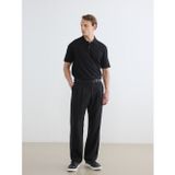 Lcw Vision Siyah Regular Fit Gabardin Erkek Pileli Pantolon