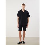 Lcw Vision Siyah Slim Fit Beli Bağlama Detaylı Erkek Şort