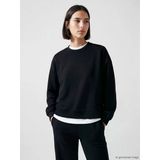 Lcw Vision Siyah Soft Touch Oversize Kadın Sweatshirt