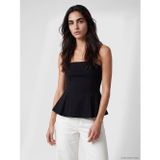 Lcw Vision Siyah Straplez Yaka Peplum Korse Bluz