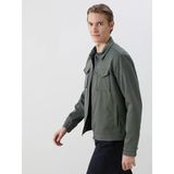 Lcw Vision Yeşil Slim Fit Gömlek Yaka Erkek Ceket