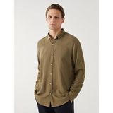 Lcw Vision Yeşil Slim Fit Uzun Kollu Armürlü Erkek Gömlek - XL