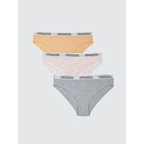 LCW Young Pembe Baskılı Bikini Külot 3'lü