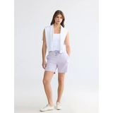 Lcwaıkıkı Basic Lila Beli Lastikli Soft Touch Kadın Şort