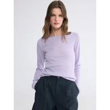 Lcwaıkıkı Basic Lila Bisiklet Yaka Kadın Body