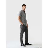 Lcwaıkıkı Classic Antrasit Dar Kalıp Gabardin Erkek Chino Pantolon