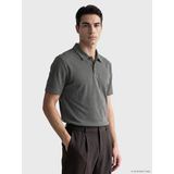 Lcwaıkıkı Classic Antrasit Polo Yaka Desenli Standart Fit Erkek Tişört