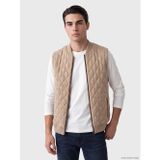 Lcwaıkıkı Classic Bej Regular Fit Kolej Yaka Erkek Triko Yelek