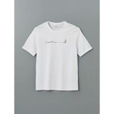 Lcwaıkıkı Classic Beyaz Bisiklet Yaka Baskılı Penye Erkek Tişört - 2XL