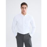 Lcwaıkıkı Classic Beyaz Regular Fit Hakim Yaka Uzun Kollu Erkek Gömlek
