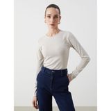 Lcwaıkıkı Classic Bisiklet Yaka Kadın Body - 4XL - Dropsuz - Metal