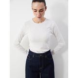 Lcwaıkıkı Classic Bisiklet Yaka Kadın Body (S5) - XL - Dropsuz - Bej