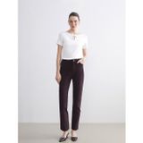 Lcwaıkıkı Classic Bordo Dar Fit Kadife Kadın Pantolon