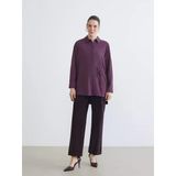 Lcwaıkıkı Classic Bordo Standart Fit Kadife Kadın Pantolon