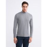 Lcwaıkıkı Classic Gri Dik Yaka Erkek Sweatshirt