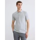 Lcwaıkıkı Classic Gri Polo Yaka Erkek Tişört