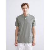 Lcwaıkıkı Classic Haki Polo Yaka Penye Erkek Tişört