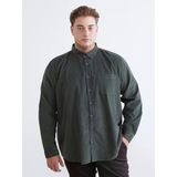 Lcwaıkıkı Classic Haki Regular Fit Uzun Kollu Kadife Erkek Gömlek