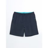 LCWAIKIKI Classic İndigo Kısa Boy Basic Erkek Deniz Şortu