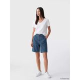 Lcwaıkıkı Classic İndigo Loose Fit Kadın Jean Şort