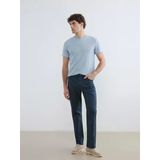 Lcwaıkıkı Classic İndigo Regular Fit Gabardin Erkek Chino Pantolon