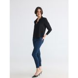 Lcwaıkıkı Classic İndigo Slim Mom Kadın Jean Pantolon