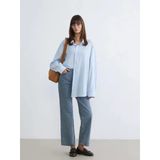 Lcwaıkıkı Classic İndigo Wideleg Kadın Jean Pantolon