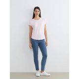 Lcwaıkıkı Classic İndigo Yüksek Bel Slim Mom Kadın Jean Pantolon