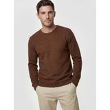 Lcwaıkıkı Classic Kahverengi Bisiklet Yaka Erkek Sweatshirt