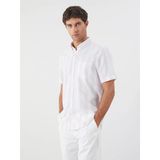 Lcwaıkıkı Classic Lila Regular Fit Armürlü Cepli Erkek Gömlek