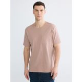 Lcwaıkıkı Classic Pembe Bisiklet Yaka Erkek Tişört