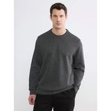 Lcwaıkıkı Classic Siyah Bisiklet Yaka Erkek Sweatshirt
