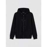 Lcwaıkıkı Classic Siyah Kapüşonlu Erkek Fermuarlı Sweatshirt
