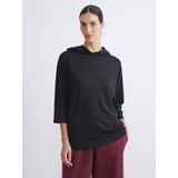 Lcwaıkıkı Classic Siyah Kapüşonlu Kadın Sweatshirt