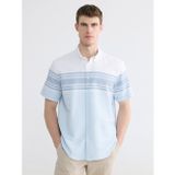 Lcwaıkıkı Classic Turkuaz Regular Fit Armürlü Erkek Gömlek
