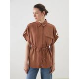 Lcwaıkıkı Classic Turuncu Oversize Modal Karışımlı Kadın Gömlek