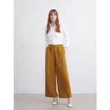 Lcwaıkıkı Classic Yeşil Loose Fit Geniş Paça Kadın Pileli Pantolon