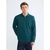 Lcwaıkıkı Classic Yeşil Polo Yaka Erkek Sweatshirt