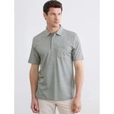 Lcwaıkıkı Classic Yeşil Polo Yaka Erkek Tişört
